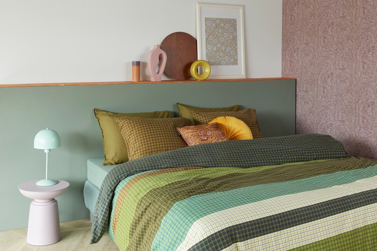 Beddinghouse Juno dekbedovertrek - groen