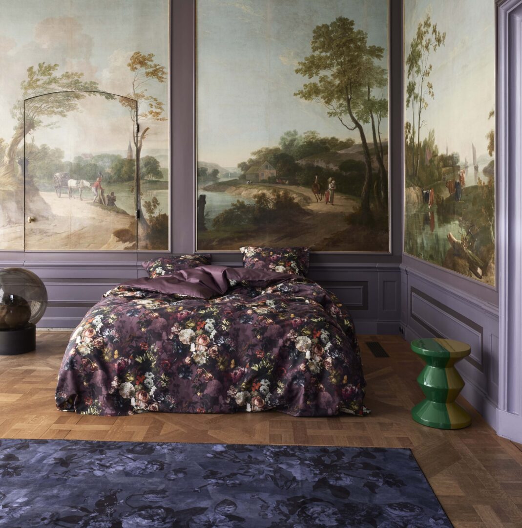 Karli dekbedovertrek - purple tulip