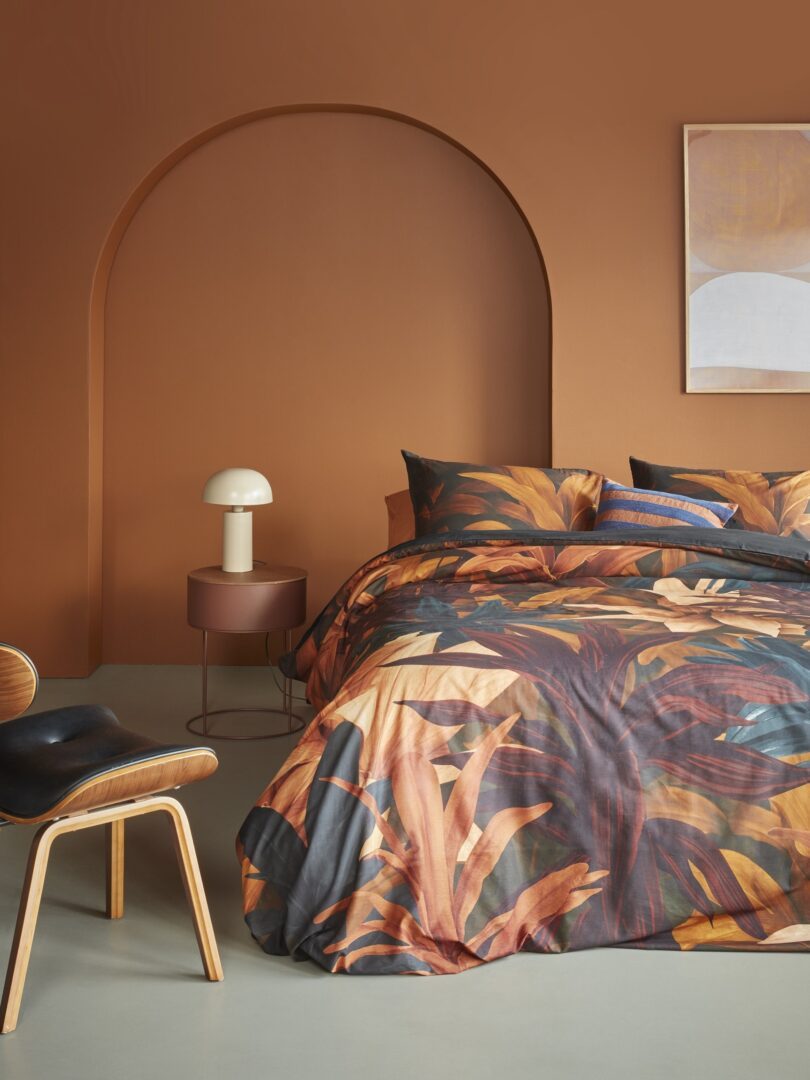 Beddinghouse Keano dekbedovertrek - steenrood