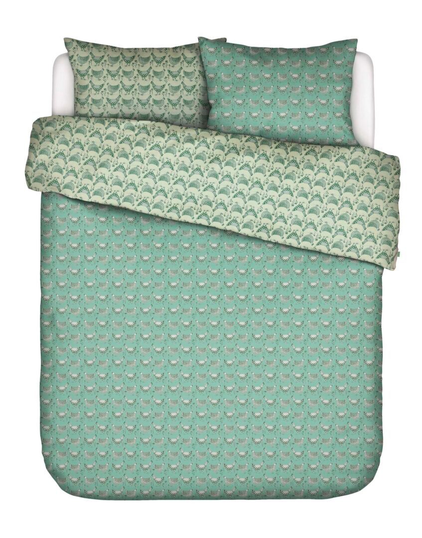 Essenza Chicken Run dekbedovertrek - Turquoise