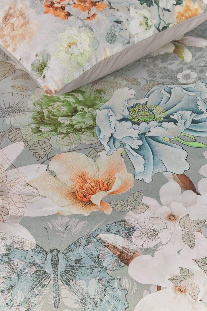 Kardol Established dekbedovertrek - blauw grijs