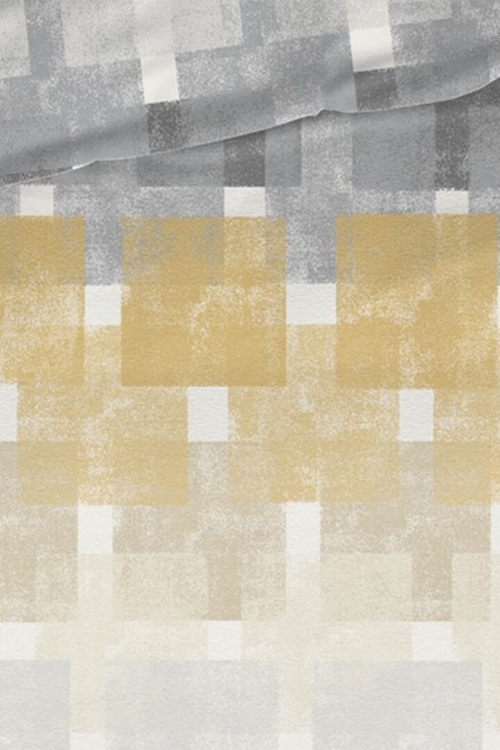 Romanette Brixen flanel dekbedovertrek - beige grijs