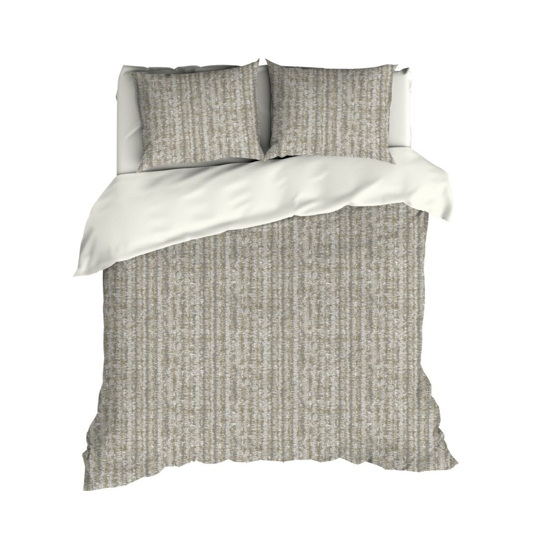 Romanette Celtic flanel dekbedovertrek - grijs