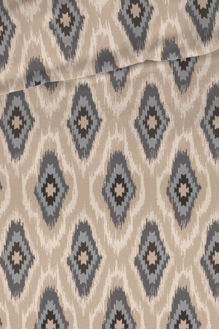 Romanette Ottoman flanel dekbedovertrek - beige antra