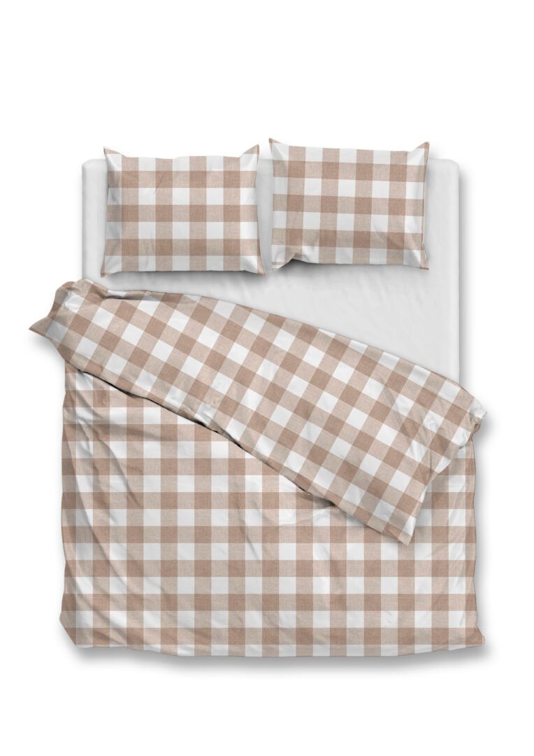 Zohome Quattro di Lino dekbedovertrek - sandy beige