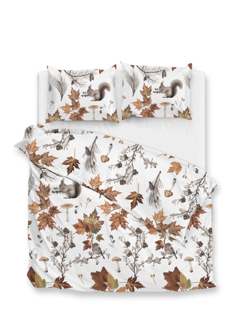 Zohome wonder flanel dekbedovertrek - white