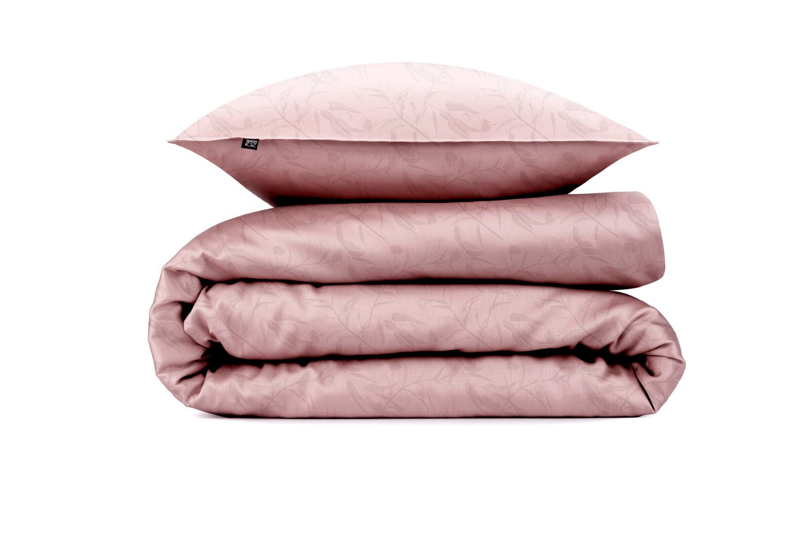 Zohome Fiori di Satinado dekbedovertrek - shady pink