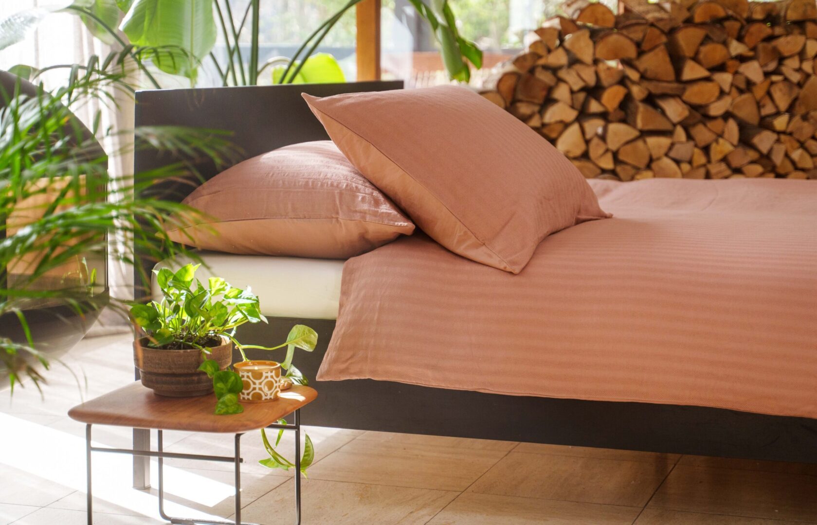 Kayori Nani dekbedovertrek - donkertaupe