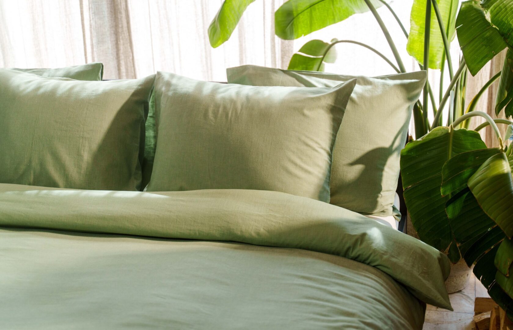 Kayori Rui dekbedovertrek - groen