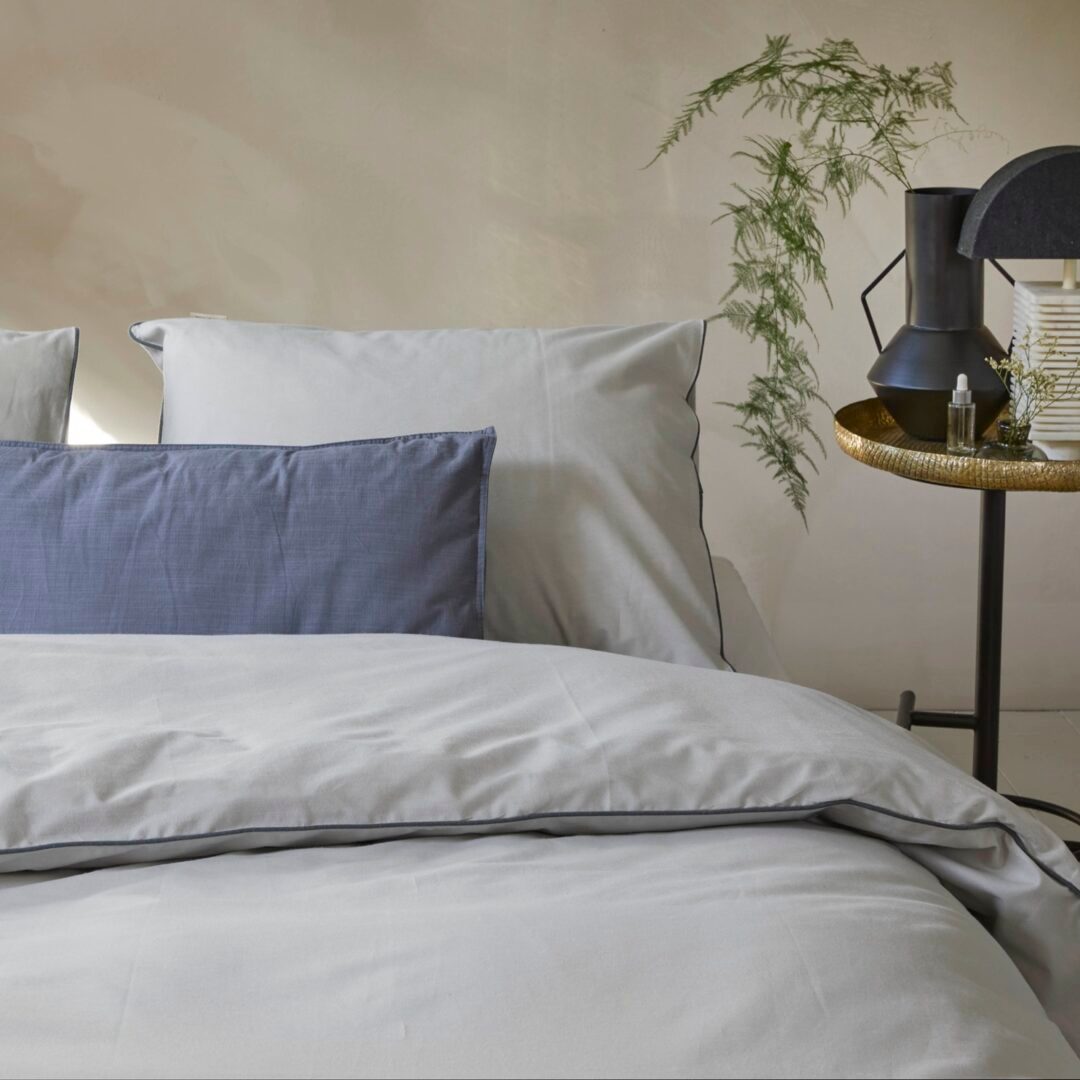 Walra Sweet Softly flanel dekbedovertrek - grijs