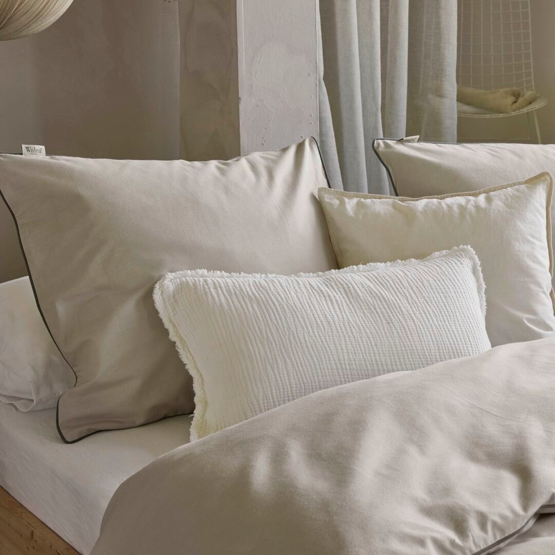 Walra Sweet Softly flanel dekbedovertrek - zand