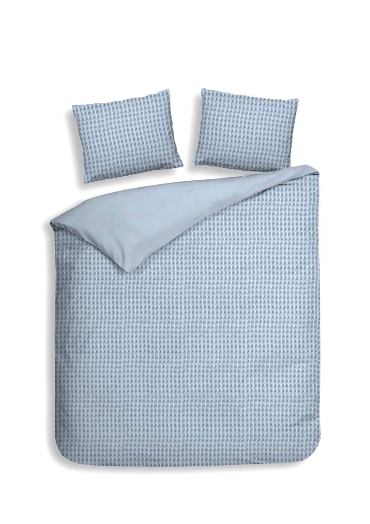 Vafala dekbedovertrek ice blue