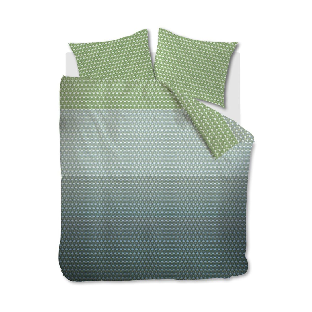 Beddinghouse Silas dekbedovertrek - blauw groen