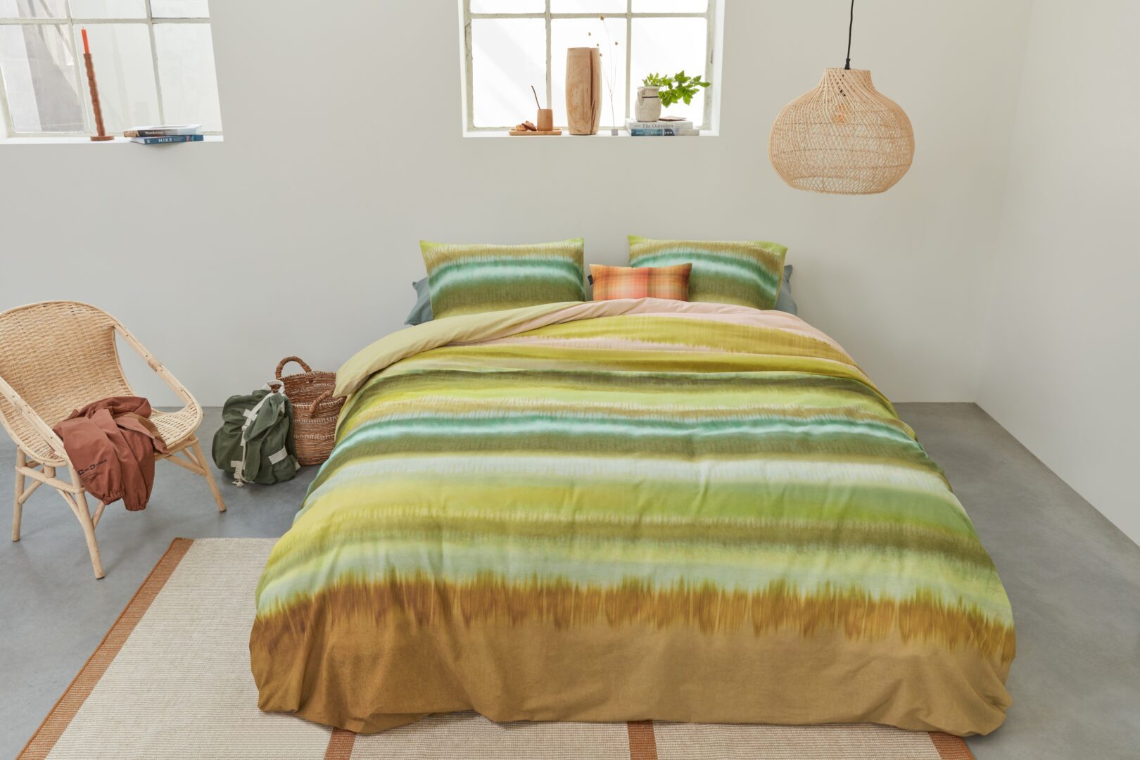 Hila dekbedovertrek - groen