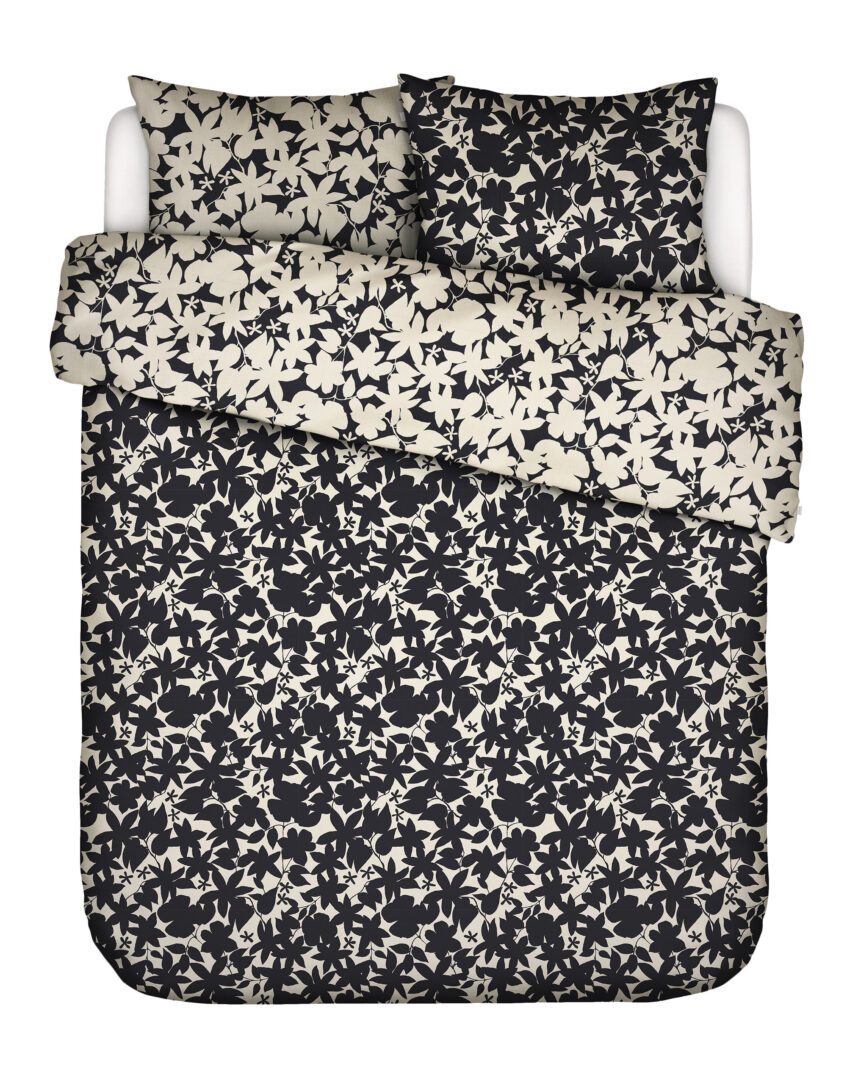 Imara dekbedovertrek - antraciet (percale katoen)