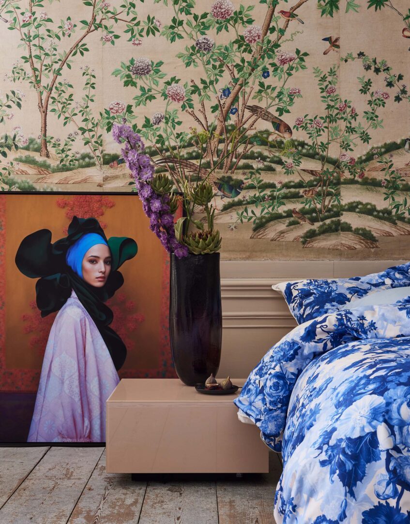 Leila dekbedovertrek - vanille