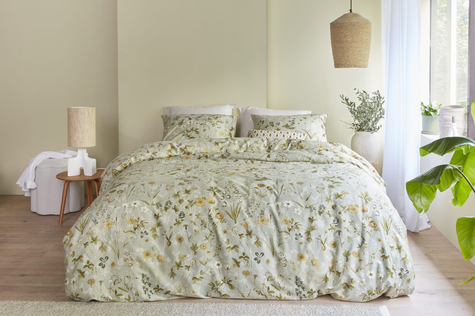 Olivia dekbedovertrek - groen