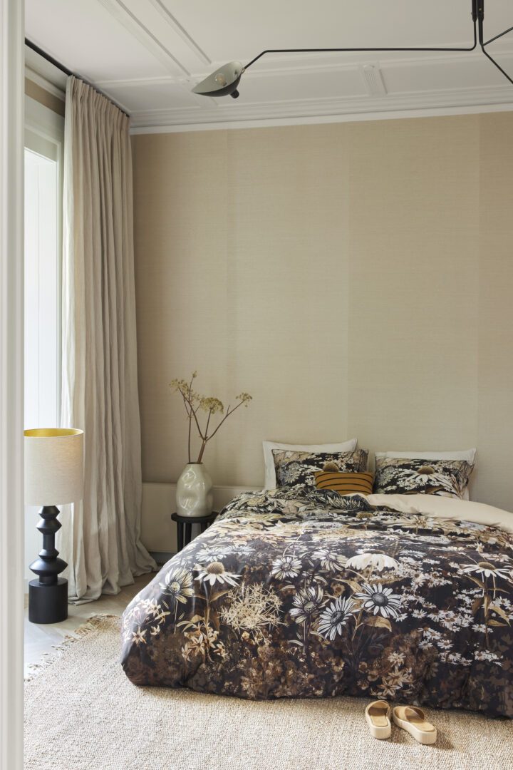 Rachel dekbedovertrek - bruin