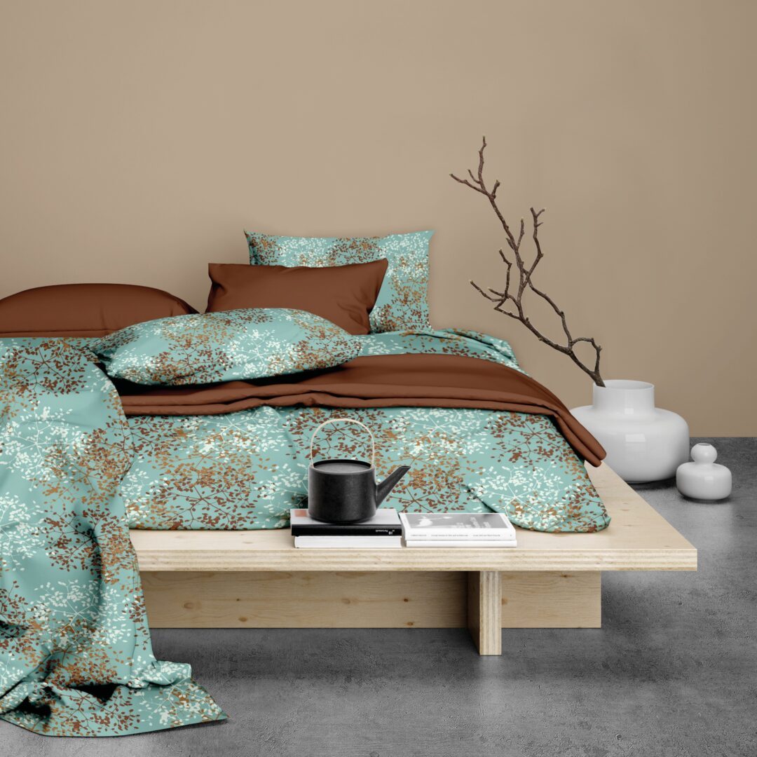 Satin d'Or Bellini dekbedovertrek - taupe