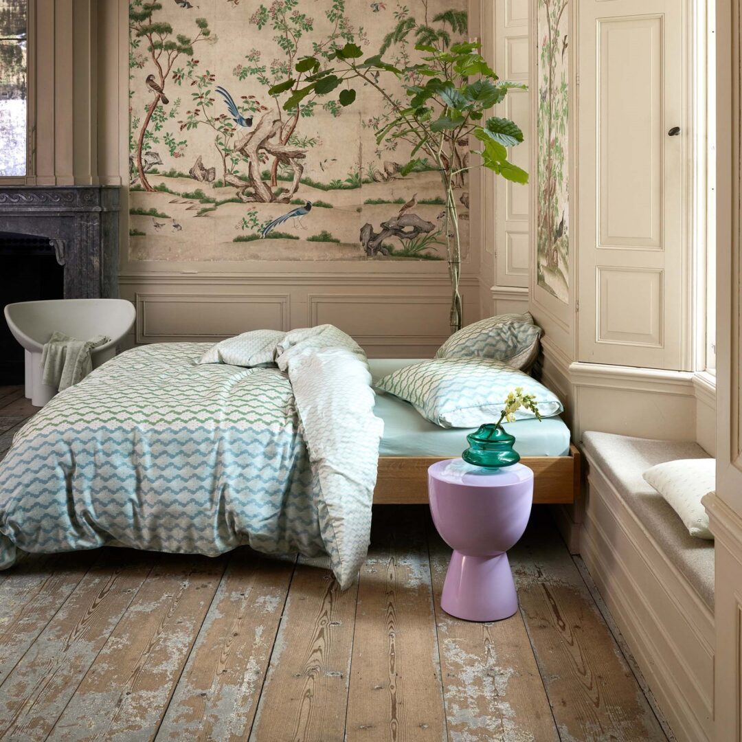 Tesse dekbedovertrek - greenish (katoen-satijn)