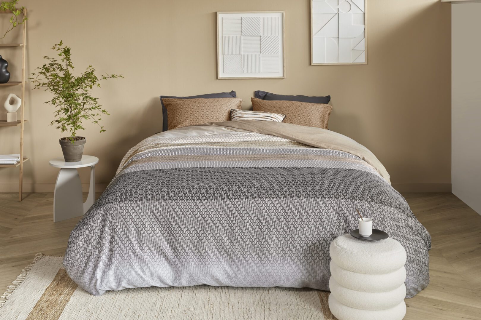 Theo dekbedovertrek - zand