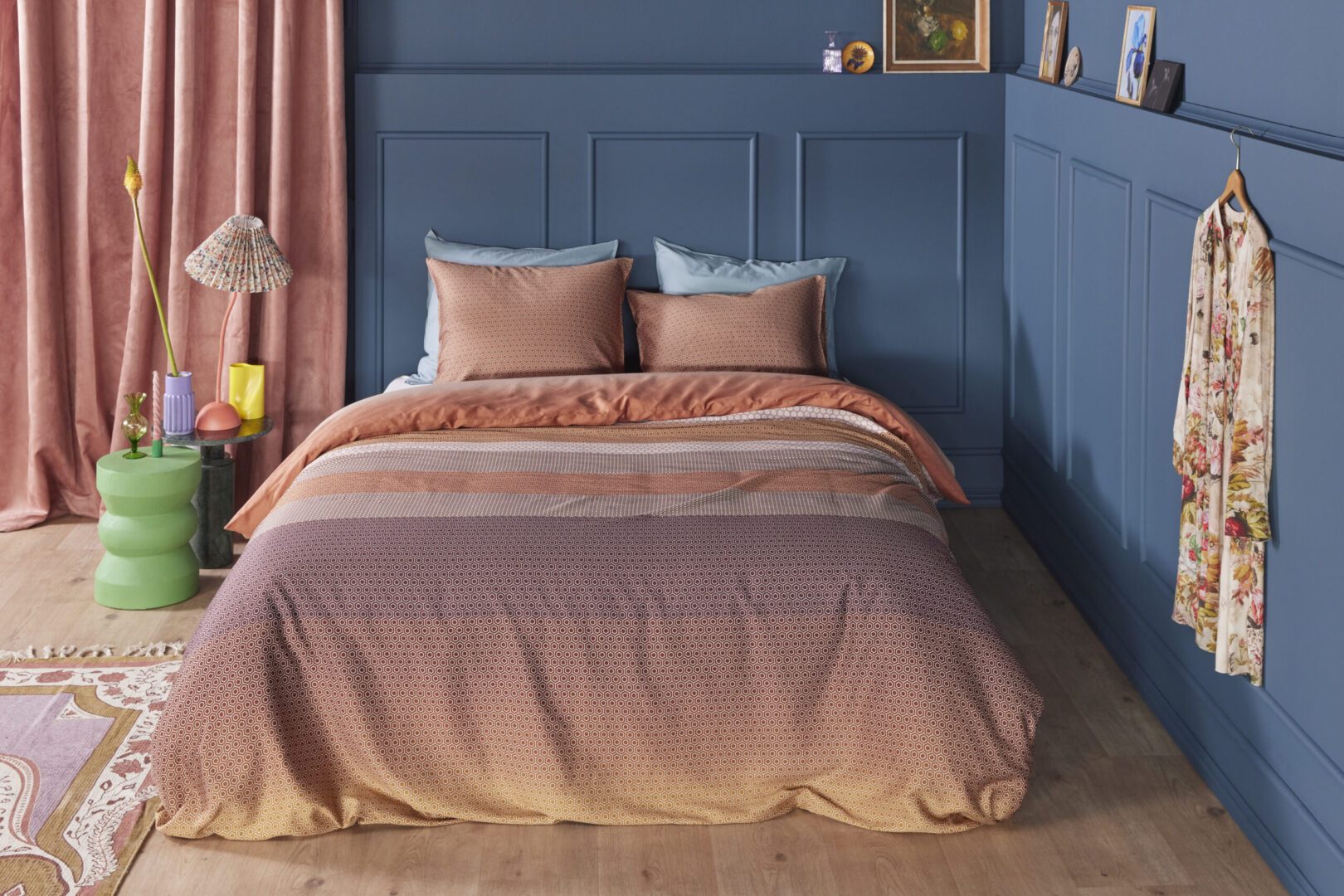 Theo dekbedovertrek - steenrood