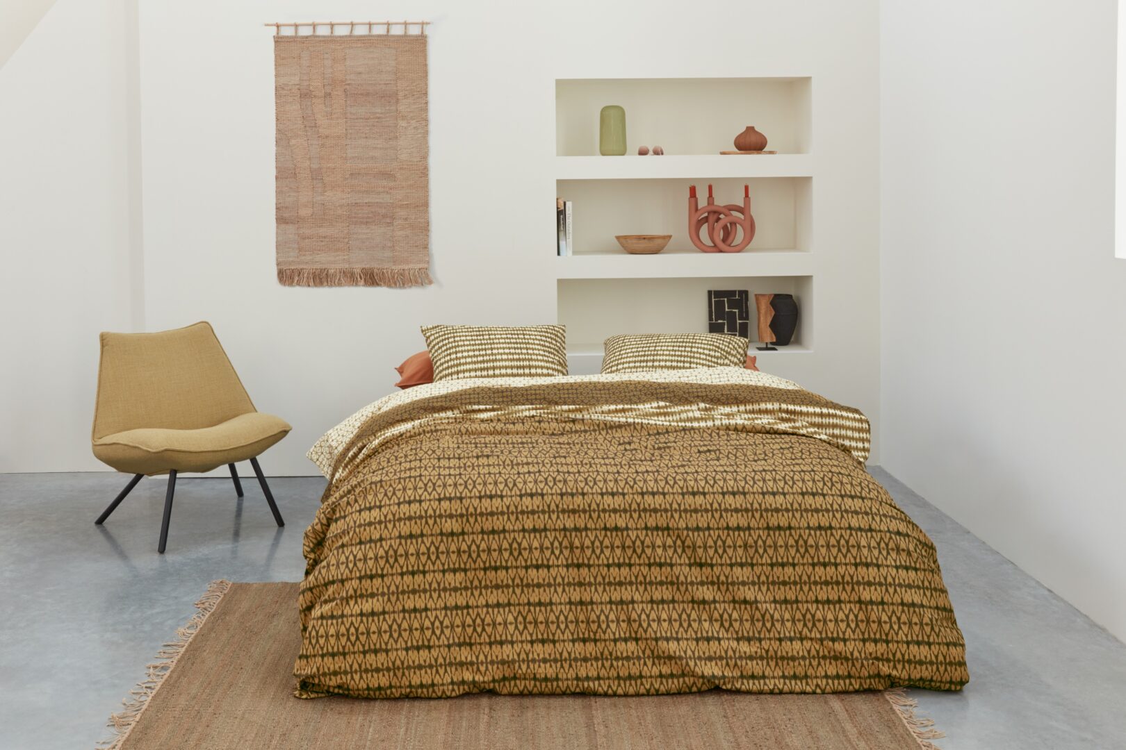 Yori dekbedovertrek - goud