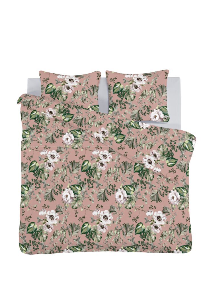 Fleur dekbedovertrek - pink