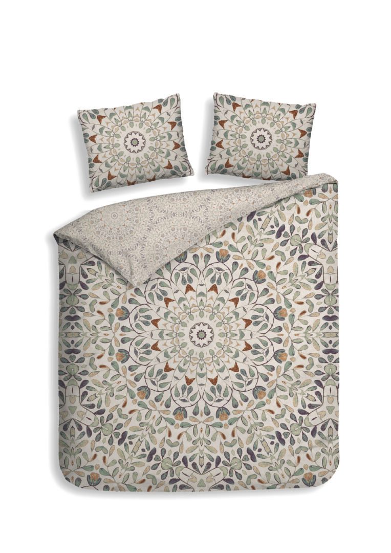 Heckettlane Blanche dekbedovertrek - naturel