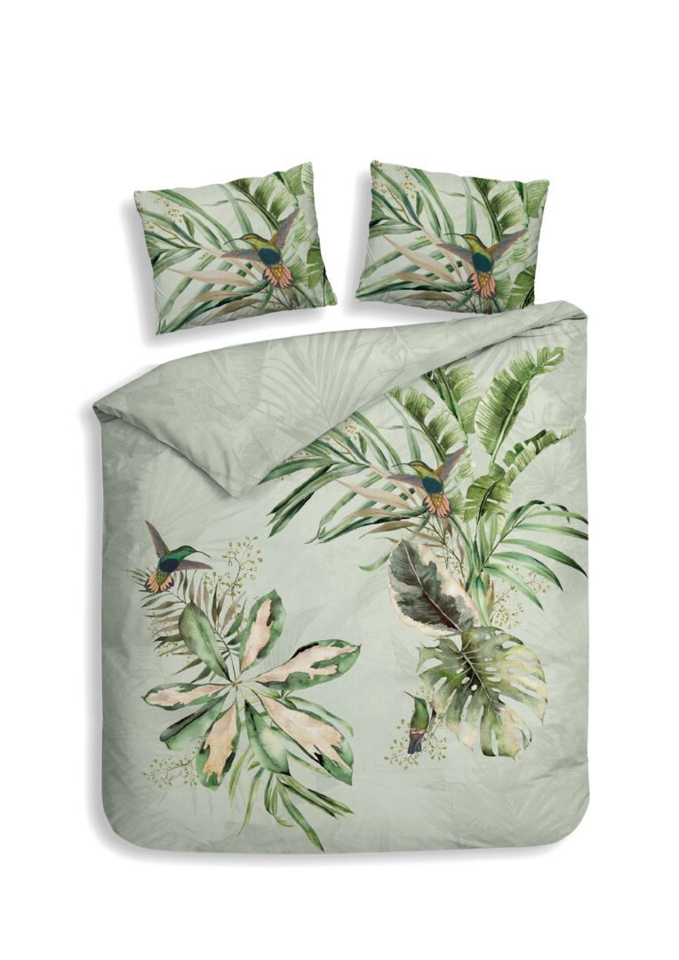 Heckettlane Ciungla dekbedovertrek - green