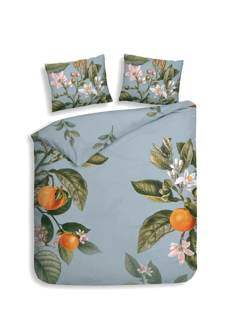 Heckettlane Palmira dekbedovertrek - blue