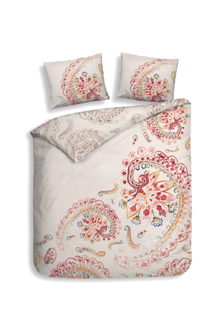 Heckettlane Ruby dekbedovertrek - naturel