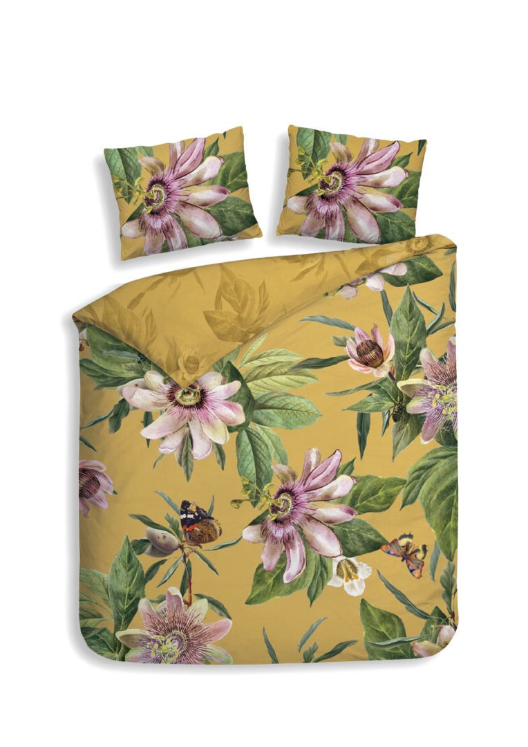 Heckettlane Sara dekbedovertrek - yellow