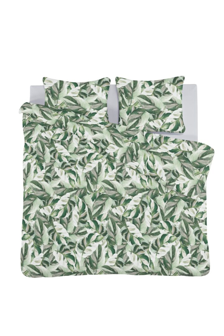 Leaves dekbedovertrek - groen