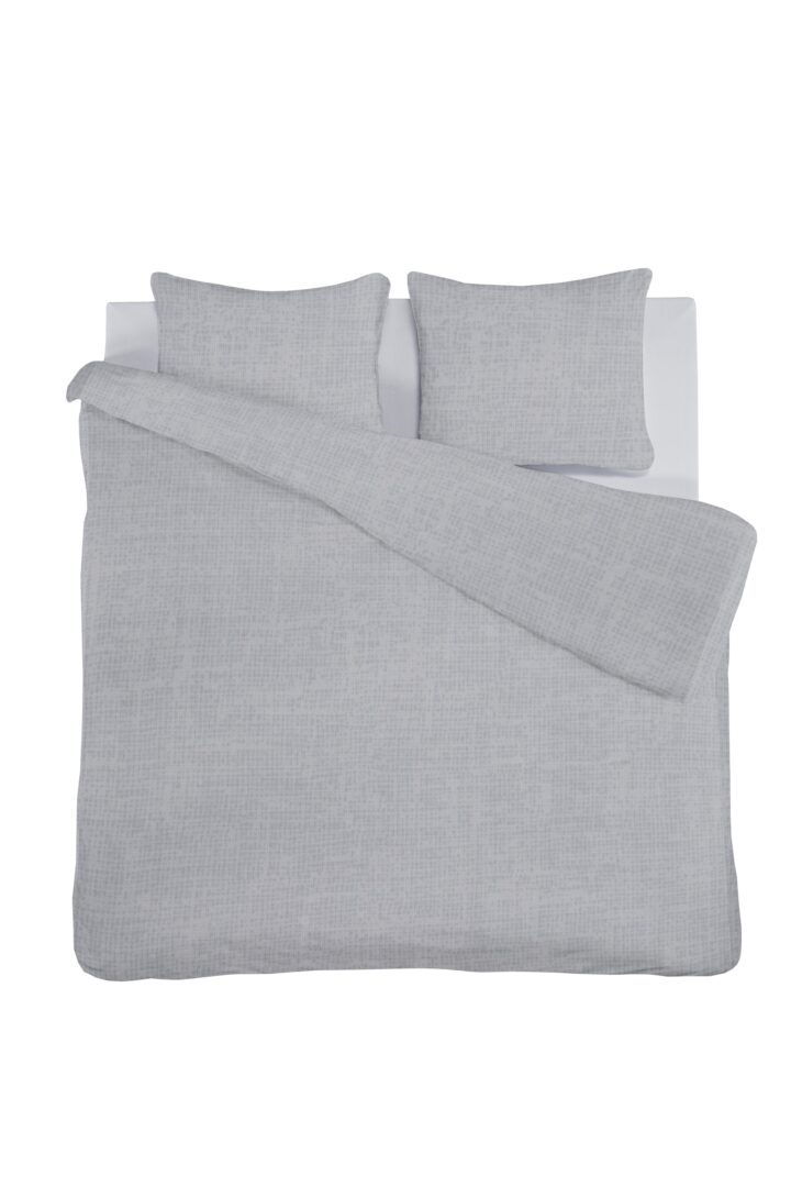 Linen dekbedovertrek - grey
