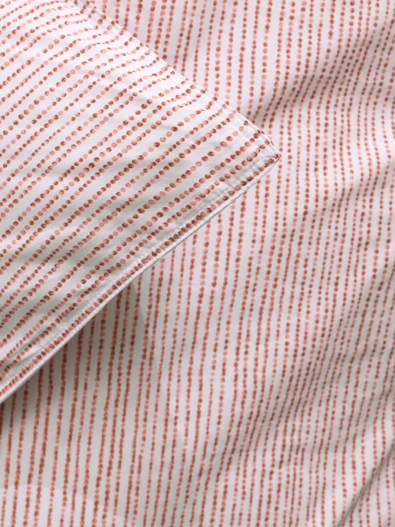 Zohome Striscia dekbedovertrek - cream-tan