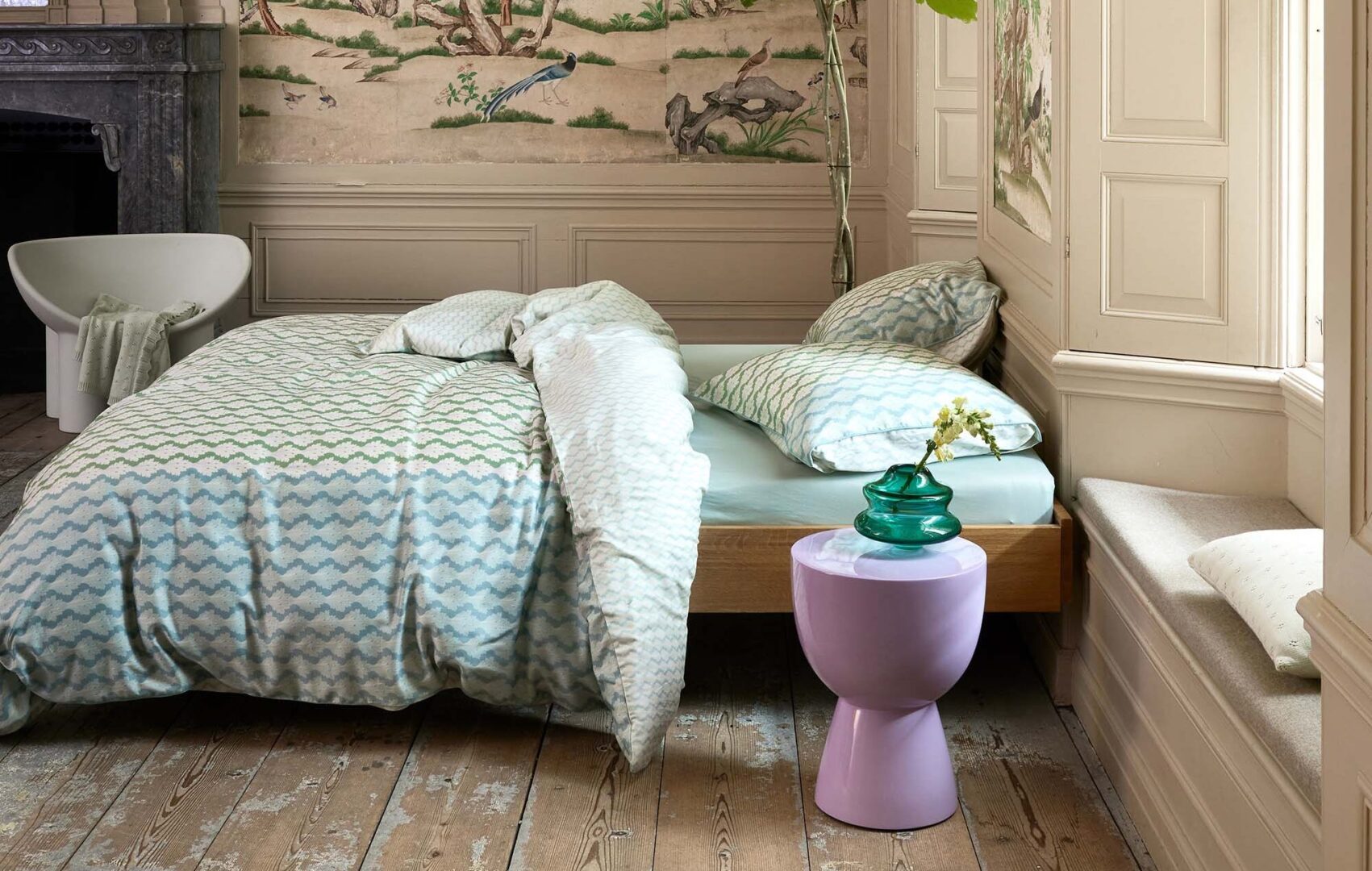 Essenza Tesse dekbedovertrek - greenish