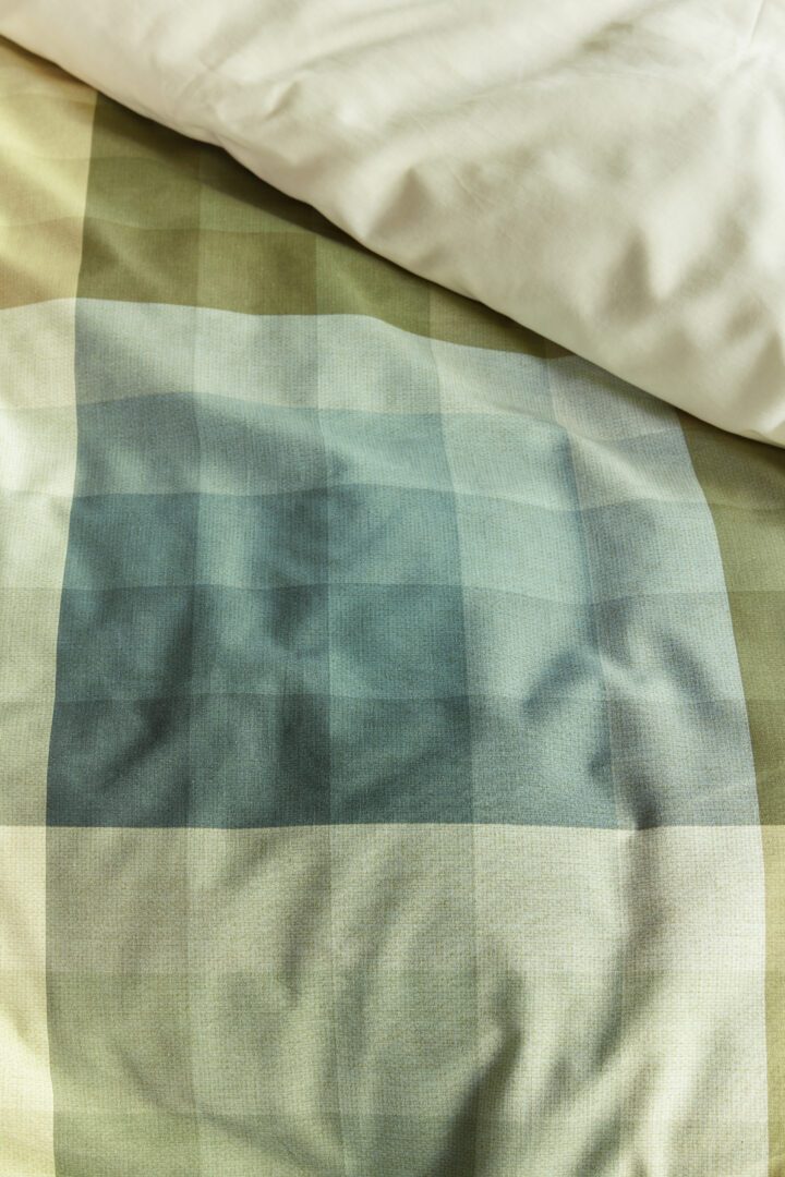 Beddinghouse Dorian dekbedovertrek - grijsgroen