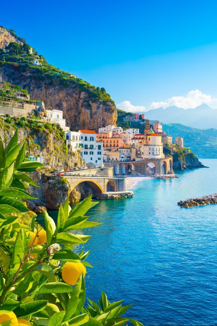 Amalfi kust strandlaken