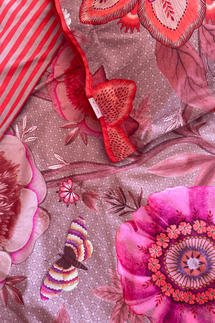 Pip Studio Viva la Vida dekbedovertrek - roze