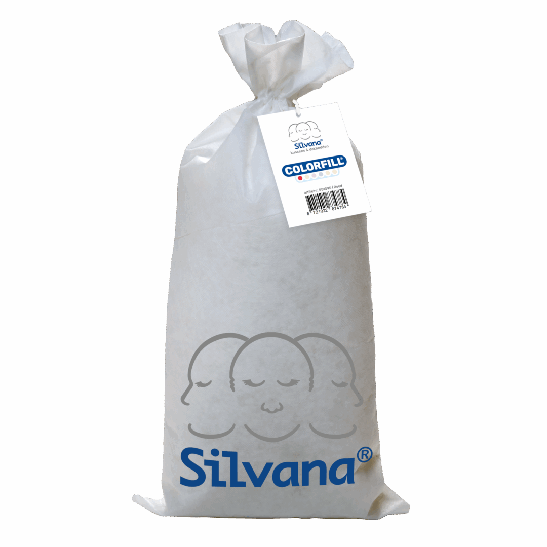Silvana Colorfill Rood kussenvulling voor extra zacht kussen