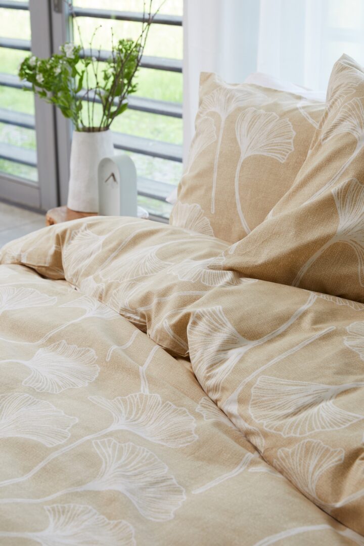 Ivorlyn Wick dekbedovertrek - gold