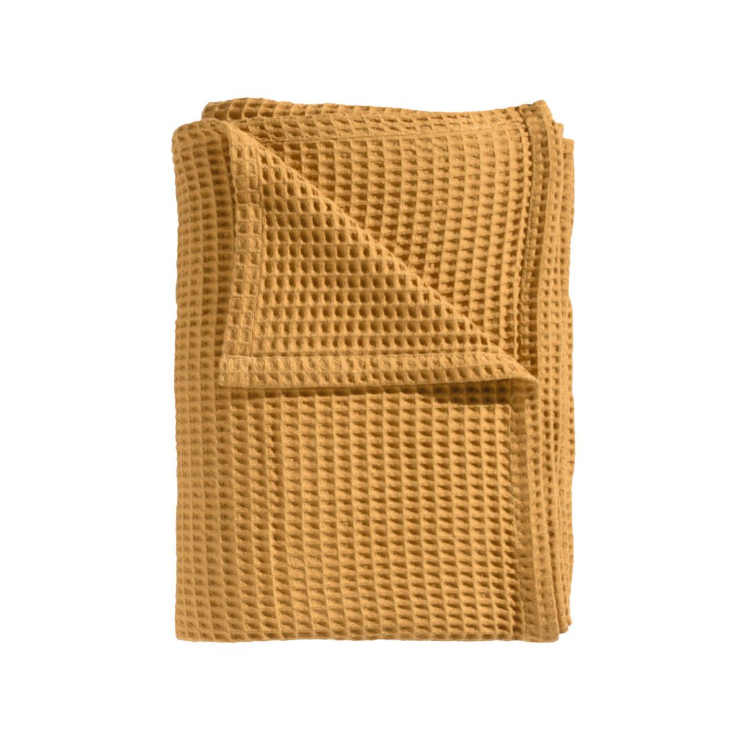 Heckettlane Wafel plaid - golden yellow