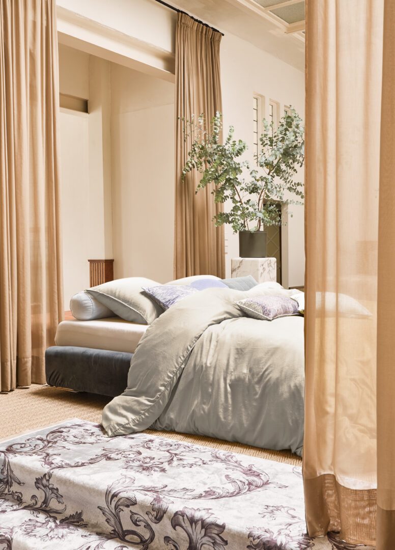 Essenza Minte dekbedovertrek - Cement