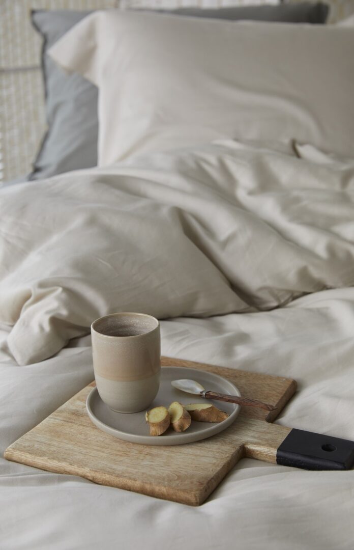 Ivorlyn Atlanta dekbedovertrek - taupe