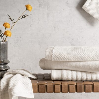 Een zacht momentje met het badtextiel van Heckettlane