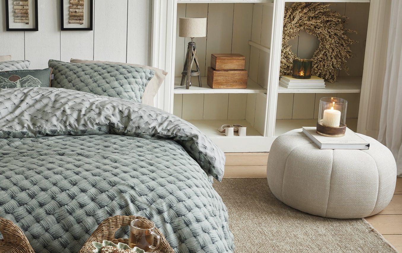 Rivièra Maison Woven Wool dekbedovertrek