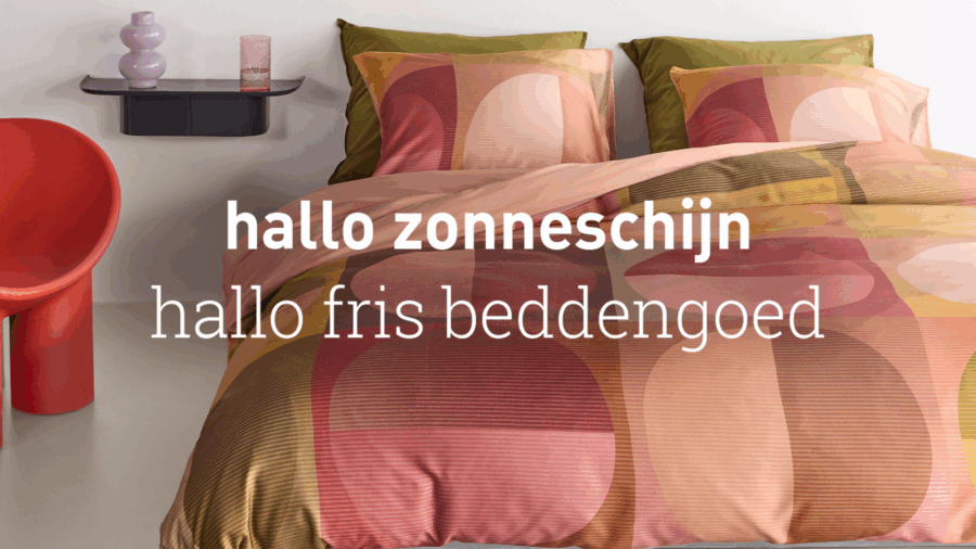 Hallo fris beddengoed! De nieuwe collectie is binnen
