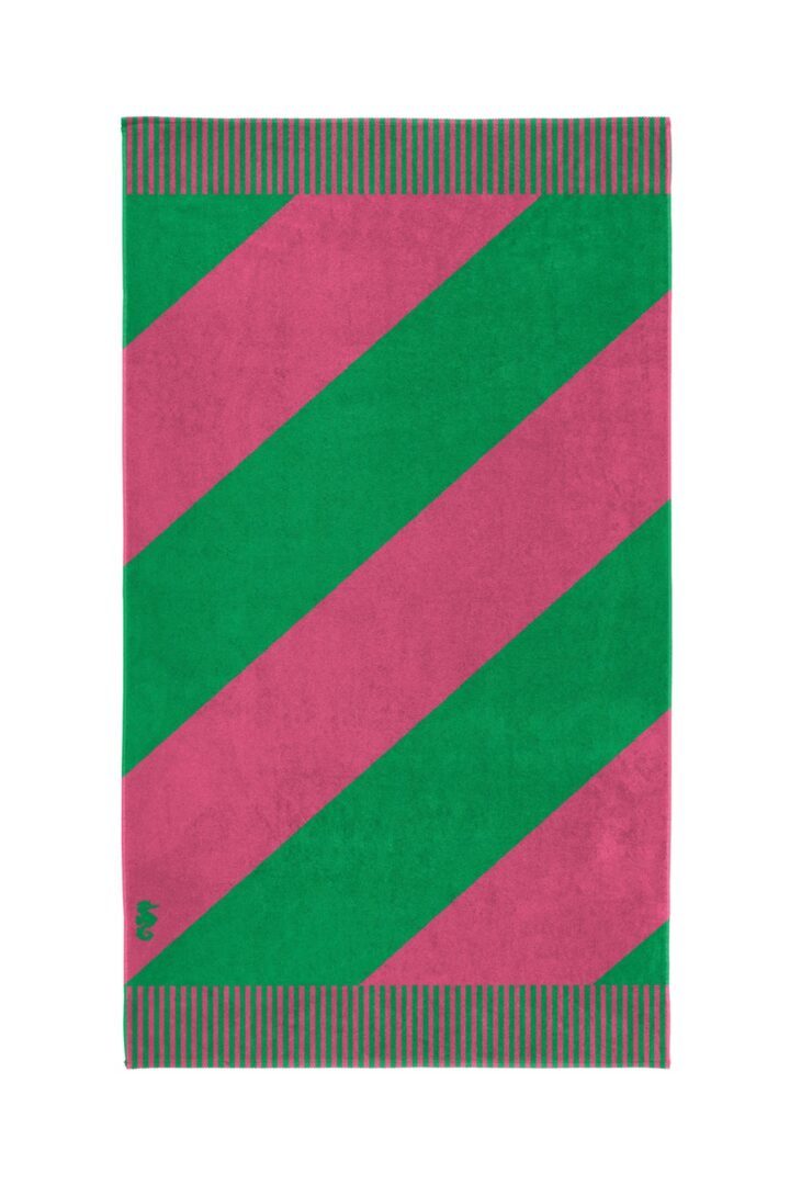 Seahorse Colorblock Stripe strandlaken