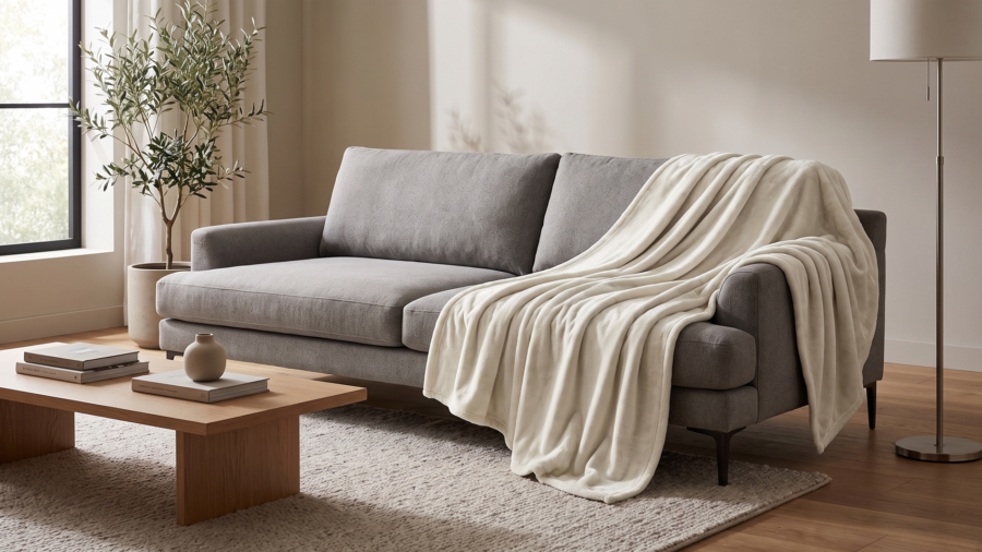 Welke maat plaid past op jouw bank?